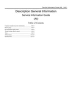 Manual de servicio del taller del motor HITACHI 4HK1 compatible con Tier 4 provisional