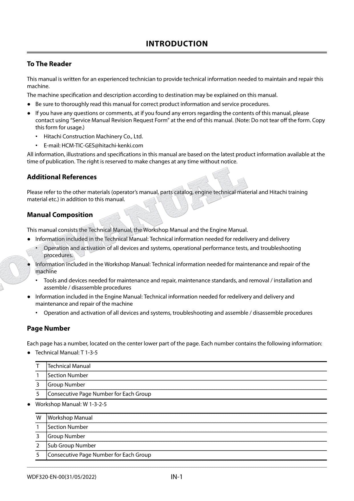 HITACHI ZX200-7 ZX210LC-7 Excavator Repair Service Workshop Manual