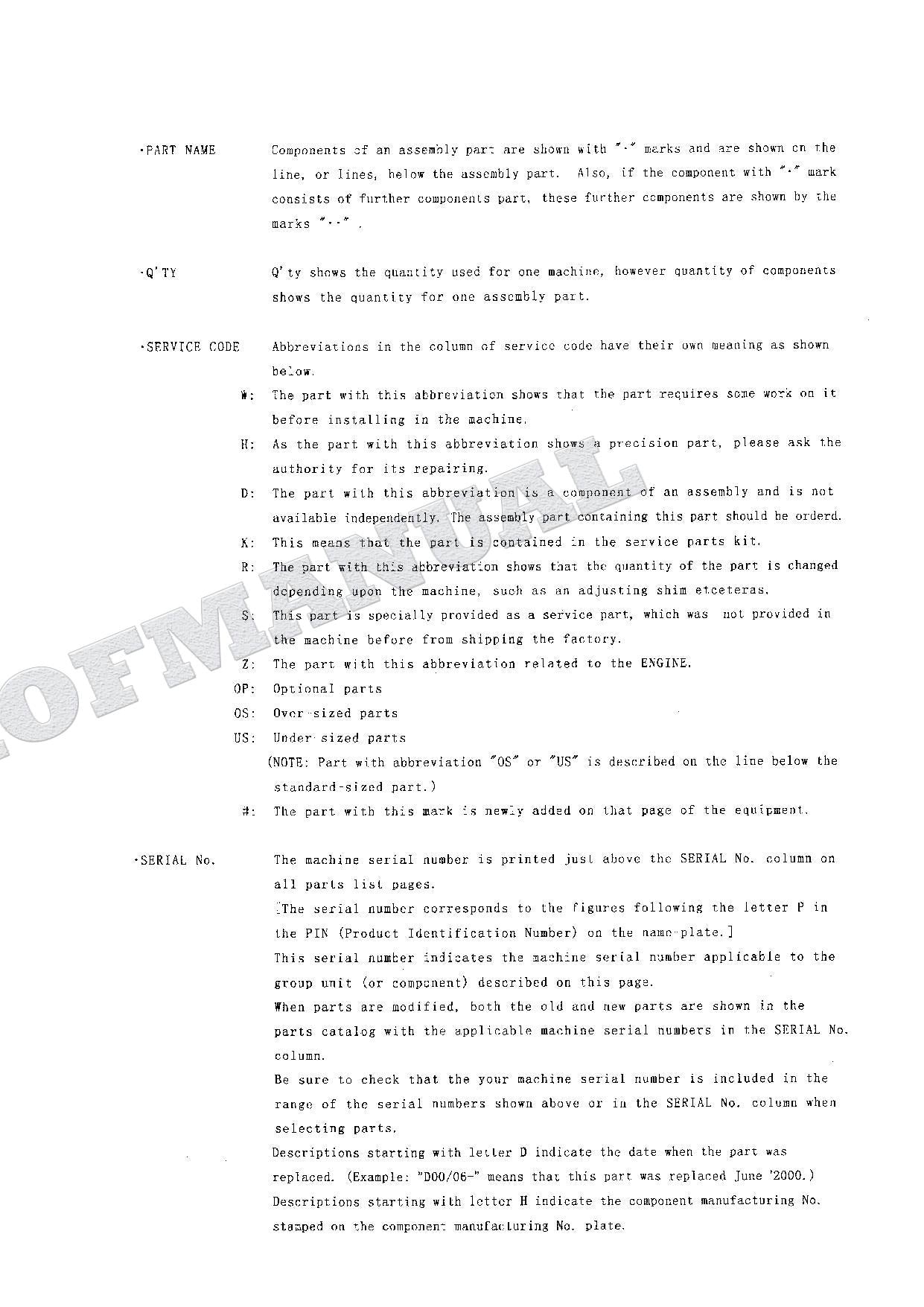 HITACHI EX75URT-5 Excavator Parts Catalog Manual SN 000001-
