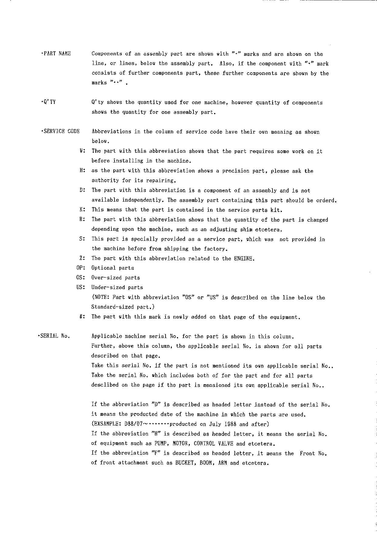 Hitachi LX30 Wheel Loader Parts Catalog Manual SN 00101-up