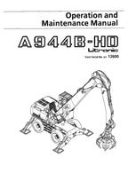 Liebherr A944 B-HD LITRONIC Excavator Operators manual
