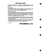 Hitachi ENGINE KUBOTA D1105 V1505 Operators Manual ENG DE FR