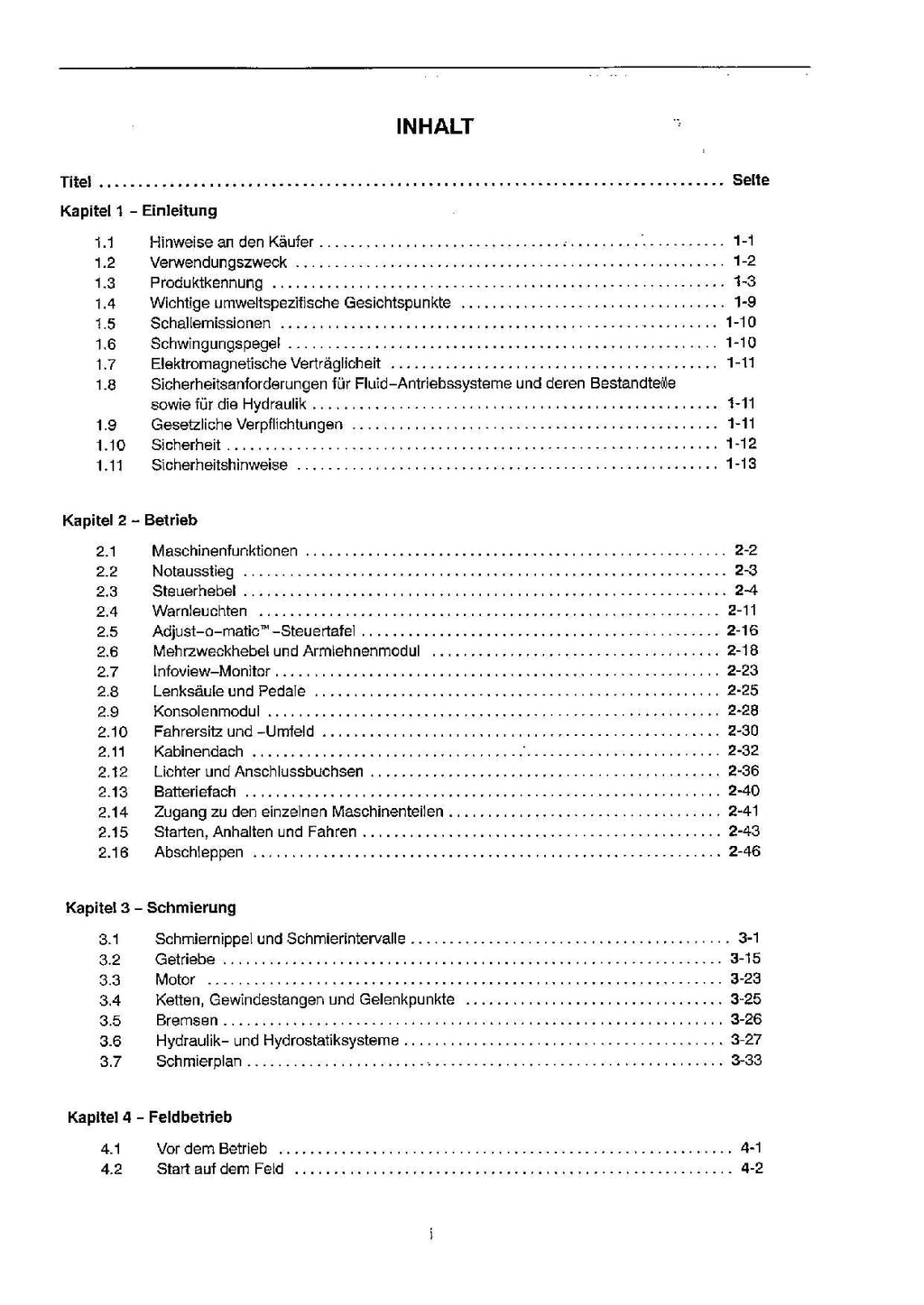 New Holland FX28 FX38 FX48 FX58 Betriebsanleitung