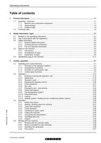 Liebherr A316 Litronic Excavator  Operators manual