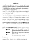 Liebherr A922 Excavator Operators manual