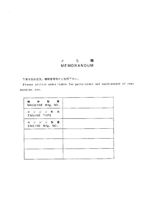 Manual del catálogo de piezas de la excavadora Hitachi EX200