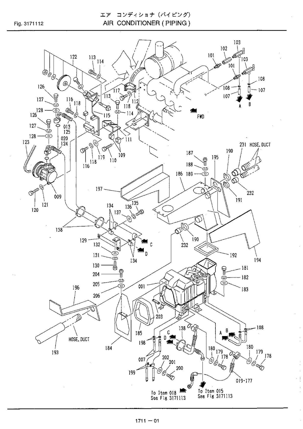 Hitachi FL345 Wheel Loader Equipment Component Parts Catalog Manual