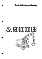 Liebherr A900 B Hydraulikbagger Betriebsanleitung