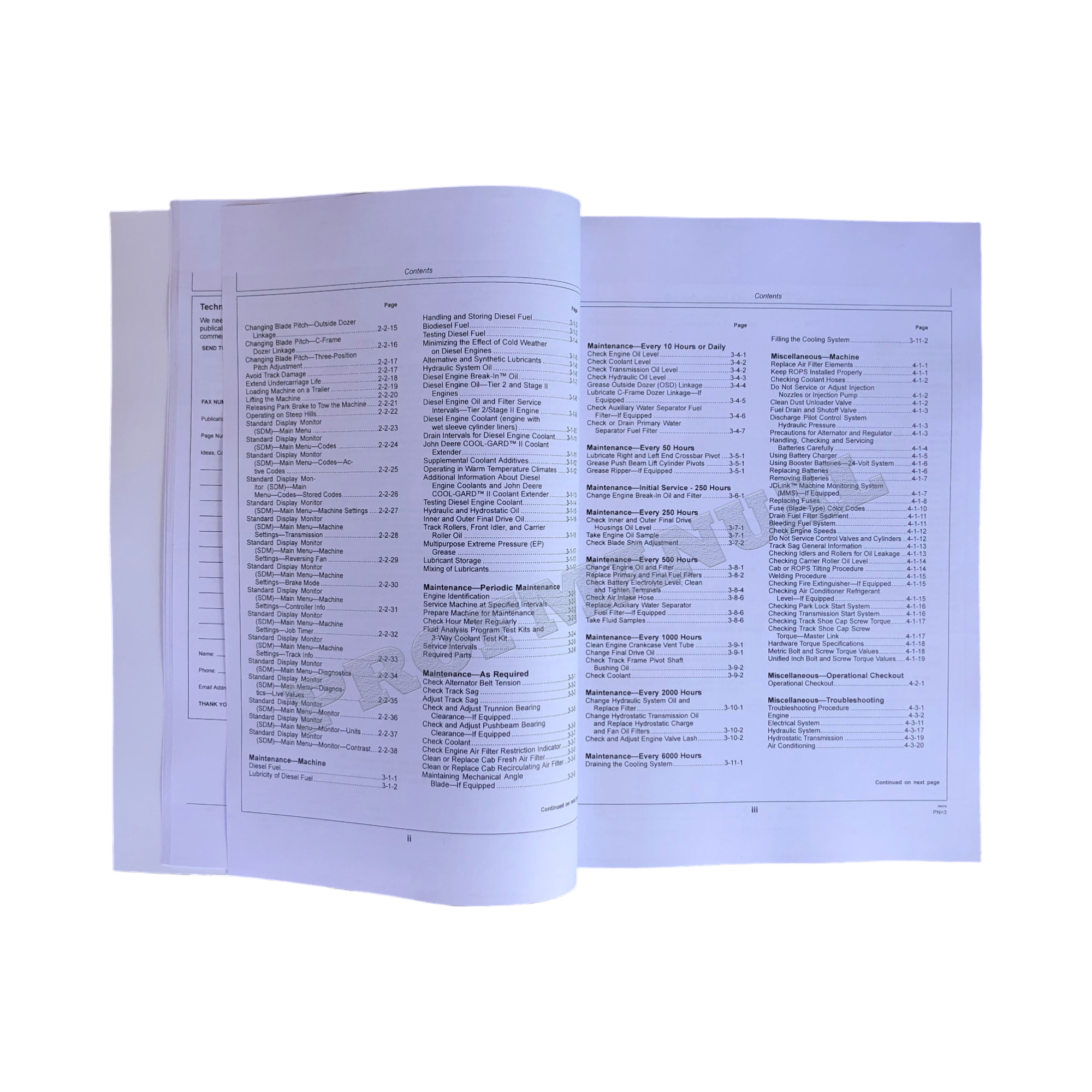 MANUAL DEL OPERADOR DE LA TOPADORA SOBRE ORUGAS JONH DEERE 850J + ¡BONIFICACIÓN! 