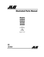 JLG 3369LE 4069LE M3369 M4069 Scissor Lift Parts Catalog Manual