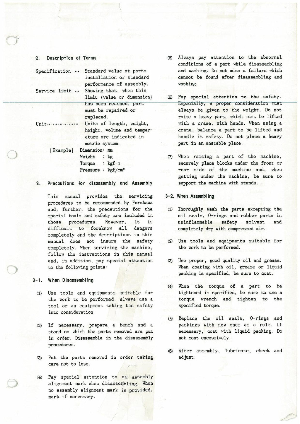 Hitachi FL270-1 Wheel Loader Workshop Manual