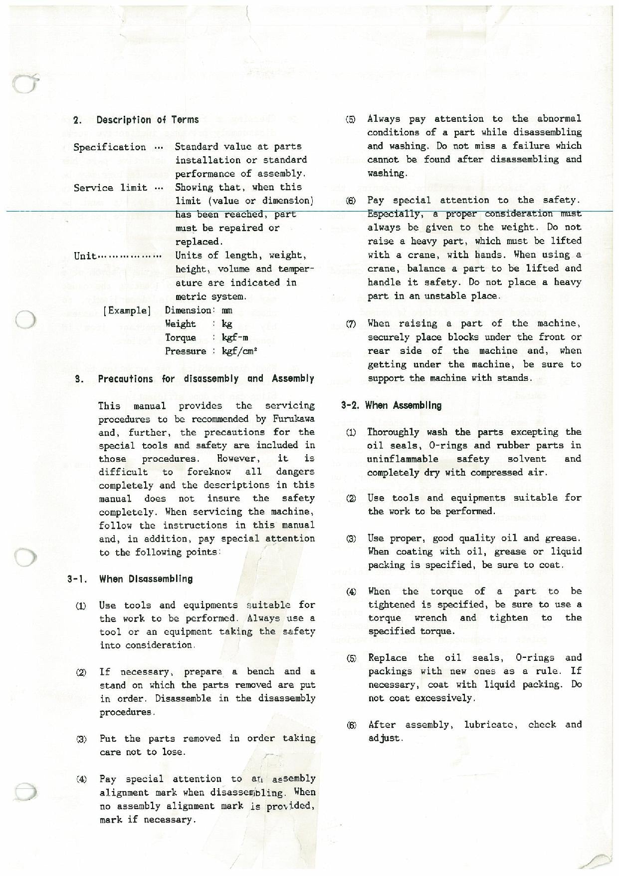 Hitachi FL270-1 Wheel Loader Workshop Manual