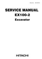 HITACHI EX100-2 EXCAVATOR SERVICE MANUAL