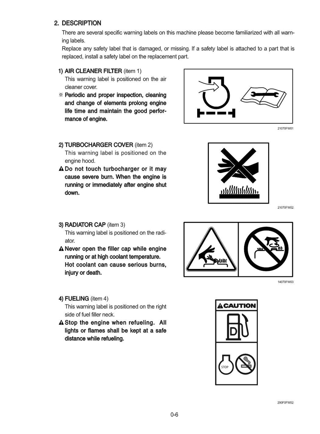 Manual de mantenimiento del operador de la excavadora sobre cadenas Hyundai HX210HD HX220HD