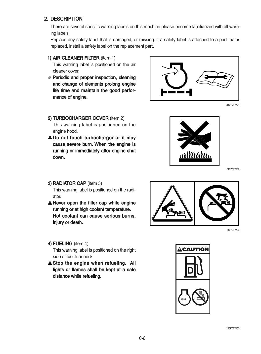 Manual de mantenimiento del operador de la excavadora sobre cadenas Hyundai HX210HD HX220HD