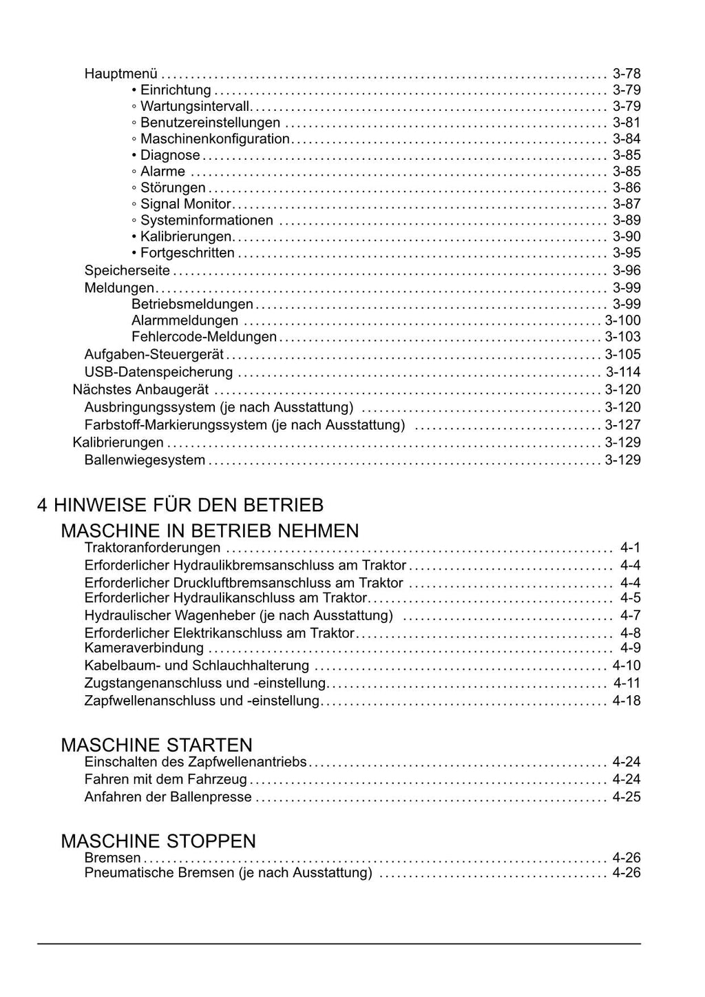 New Holland 870 890 1270 PLUS BigBaler 1270 1290 Betriebsanleitung