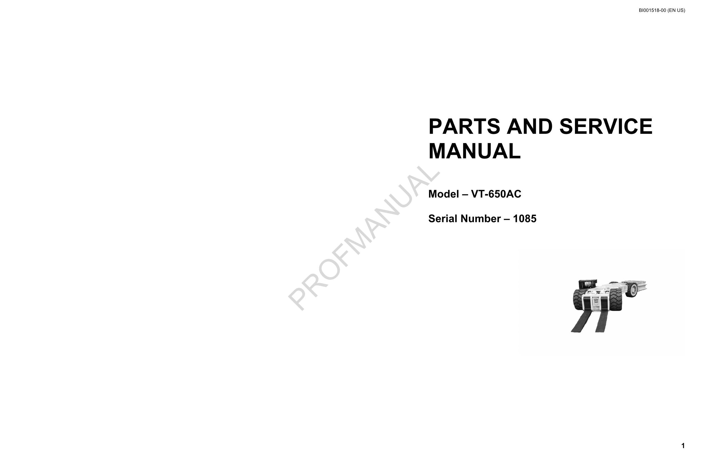 Manual del catálogo de piezas de tajo largo subterráneo Cat VT 650AC de Caterpillar