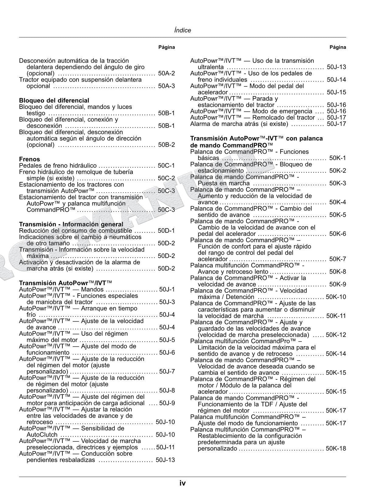 John Deere 6230R 6250R Tractor Manual del Operador Español MY2019-