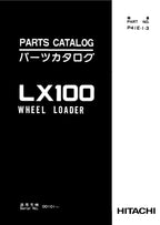 Hitachi LX100 Wheel Loader Parts Catalog Manual SN 00101-up