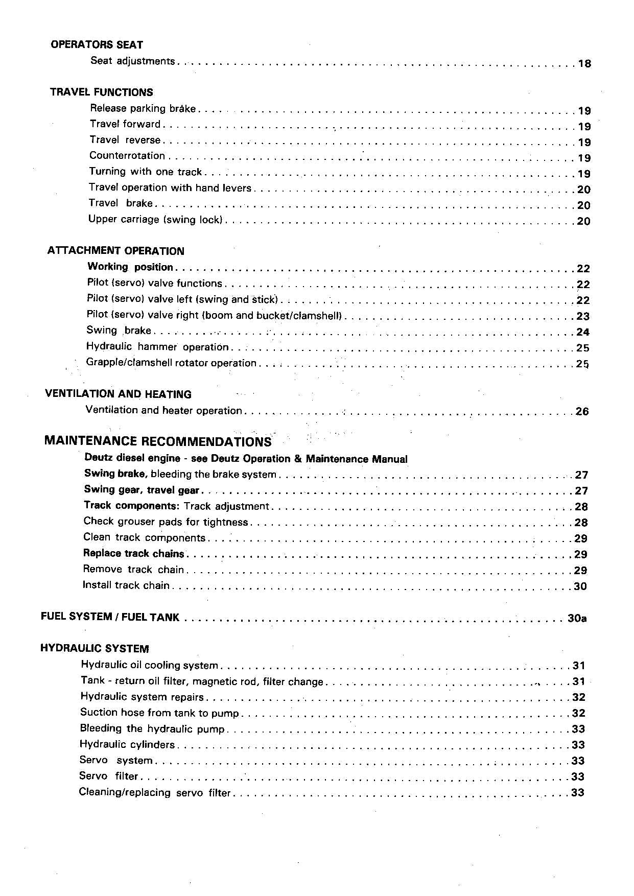 Liebherr R900 B Excavator Operators manual