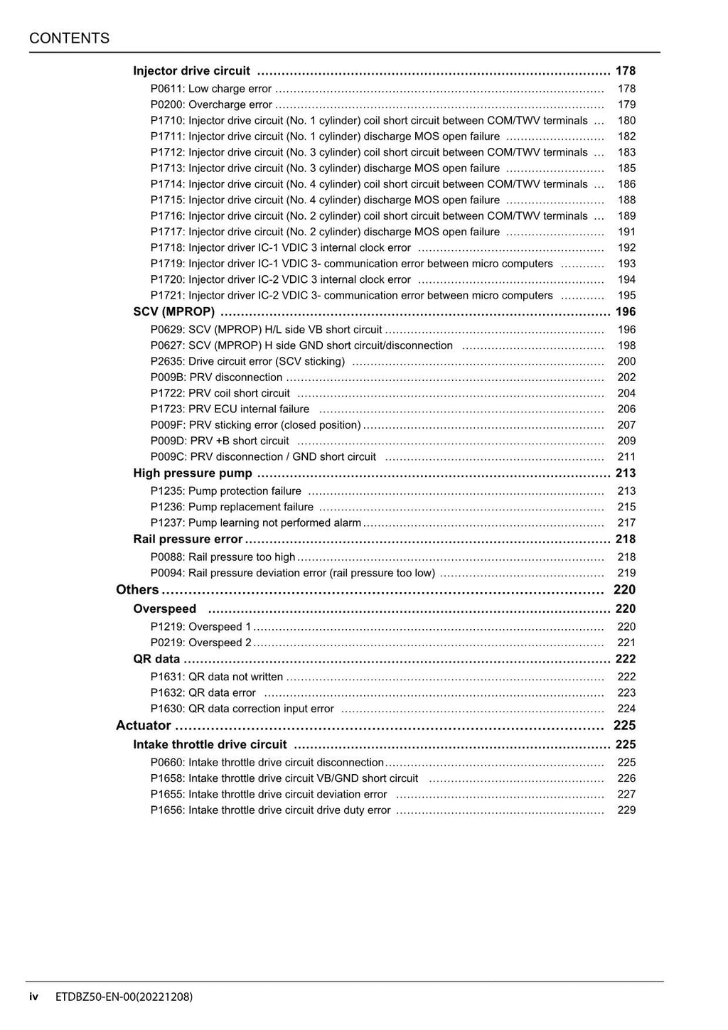 Manual de servicio técnico del motor HITACHI serie 4TN107 4TN107FHT 4TN107FTT