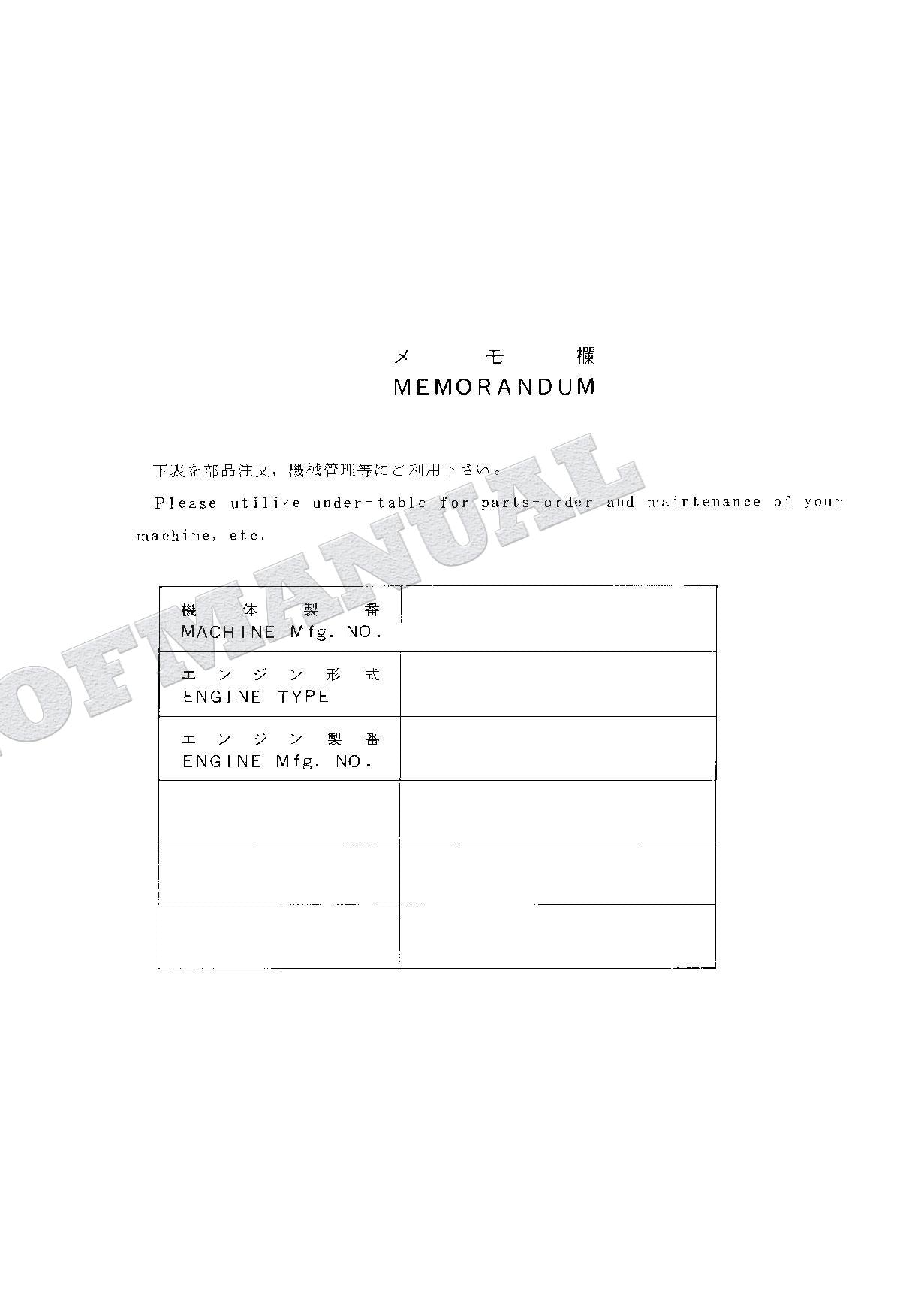 HITACHI EX135USRK Excavator Parts Catalog Manual SN 001001-