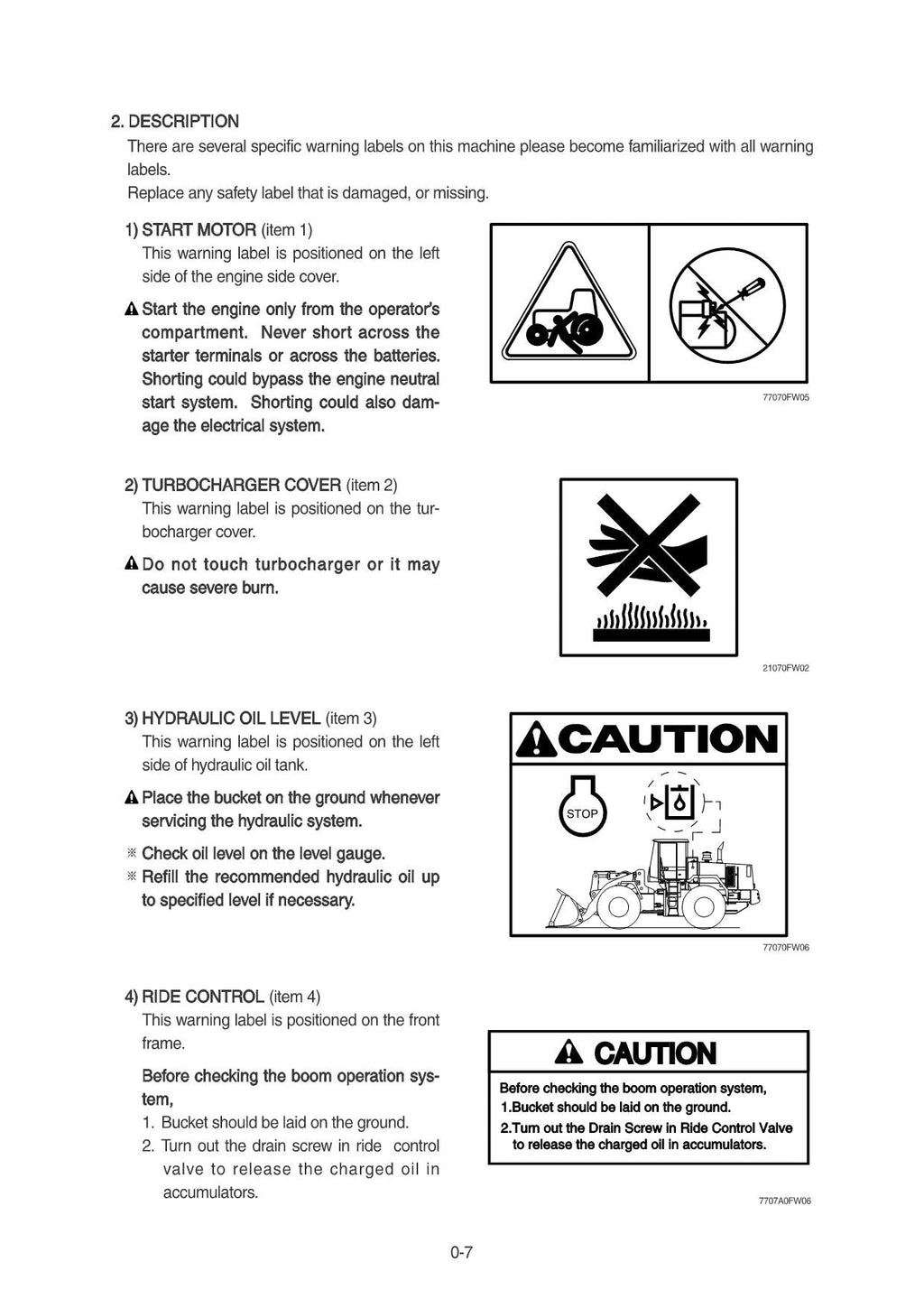 Hyundai HL740TM-9 WHEEL LOADER Operators Maintenance Manual