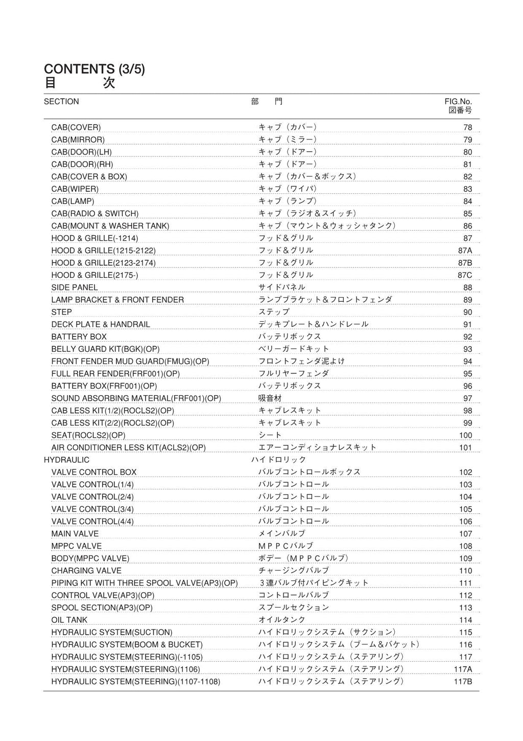 Hitachi LX130-7 Wheel Loader Parts Catalog Manual SN 001101-up PW-655J-H