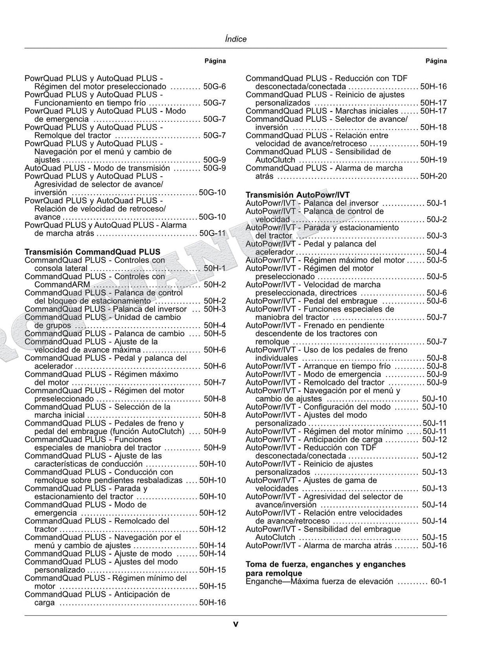 John Deere s 6M 145 - 185 MW 6MH 155 MW Tractor Manual del Operador MY2025