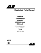 Catálogo de piezas de elevadores de pluma JLG E600 E600J E600JP M600 M600J M600JP Manual 3121118