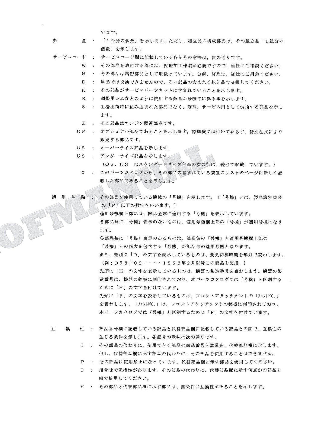 HITACHI EX120-5 EX130H-5 Excavator Parts Catalog Manual