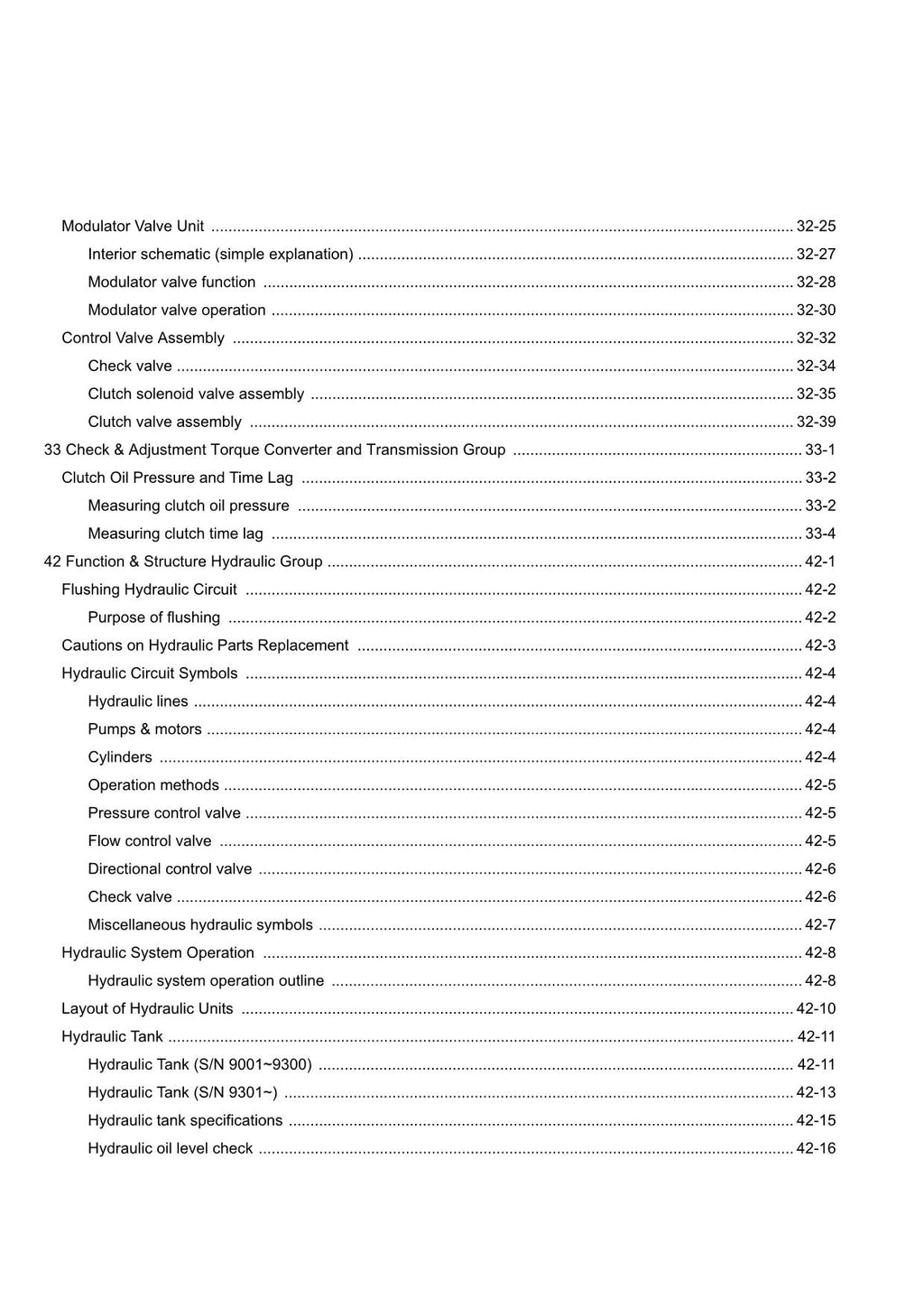 Hitachi ZW370 Wheel Loader Technical Manual Operational Principle