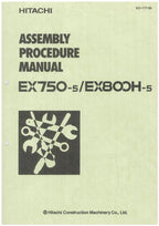 HITACHI EX750-5 EX800H-5 EXCAVATOR SERVICE MANUAL KO17700