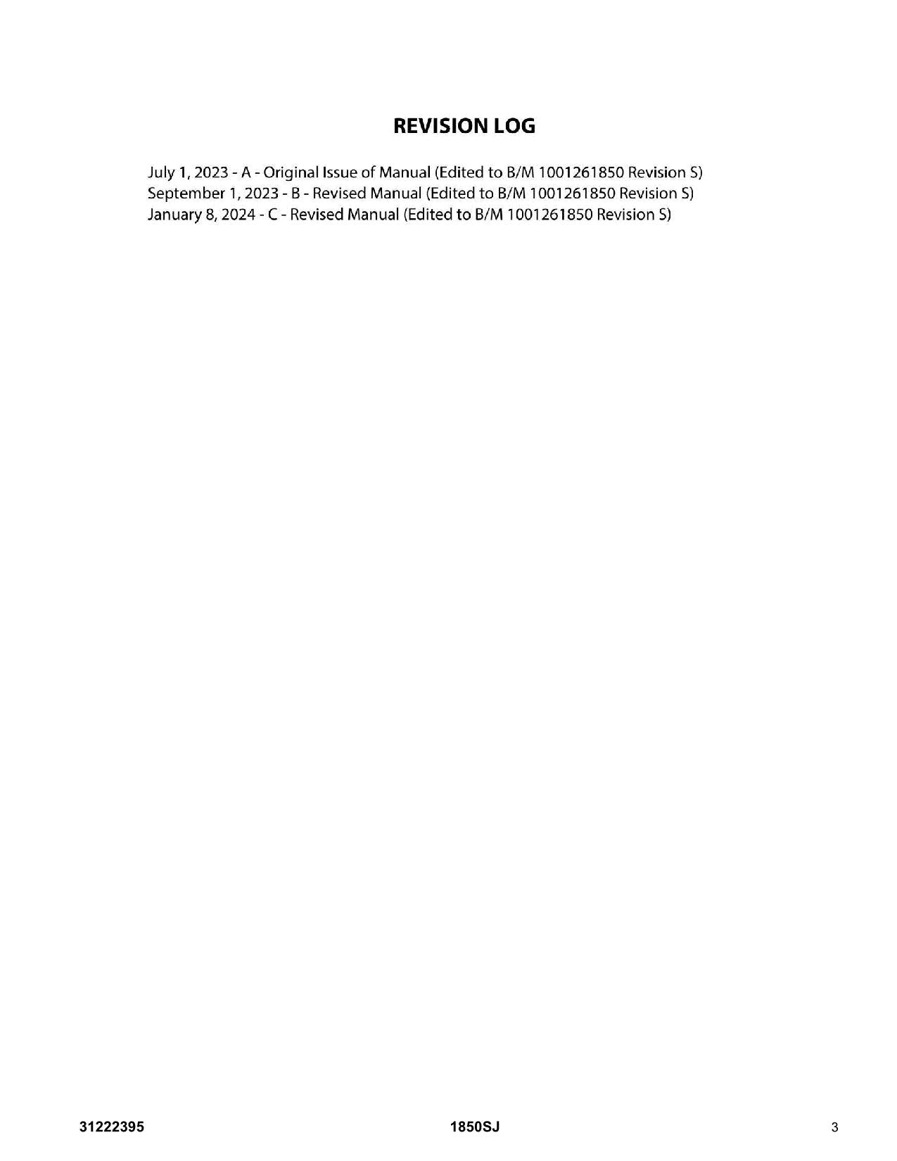 Manual del catálogo de piezas del elevador de pluma JLG 1850SJ