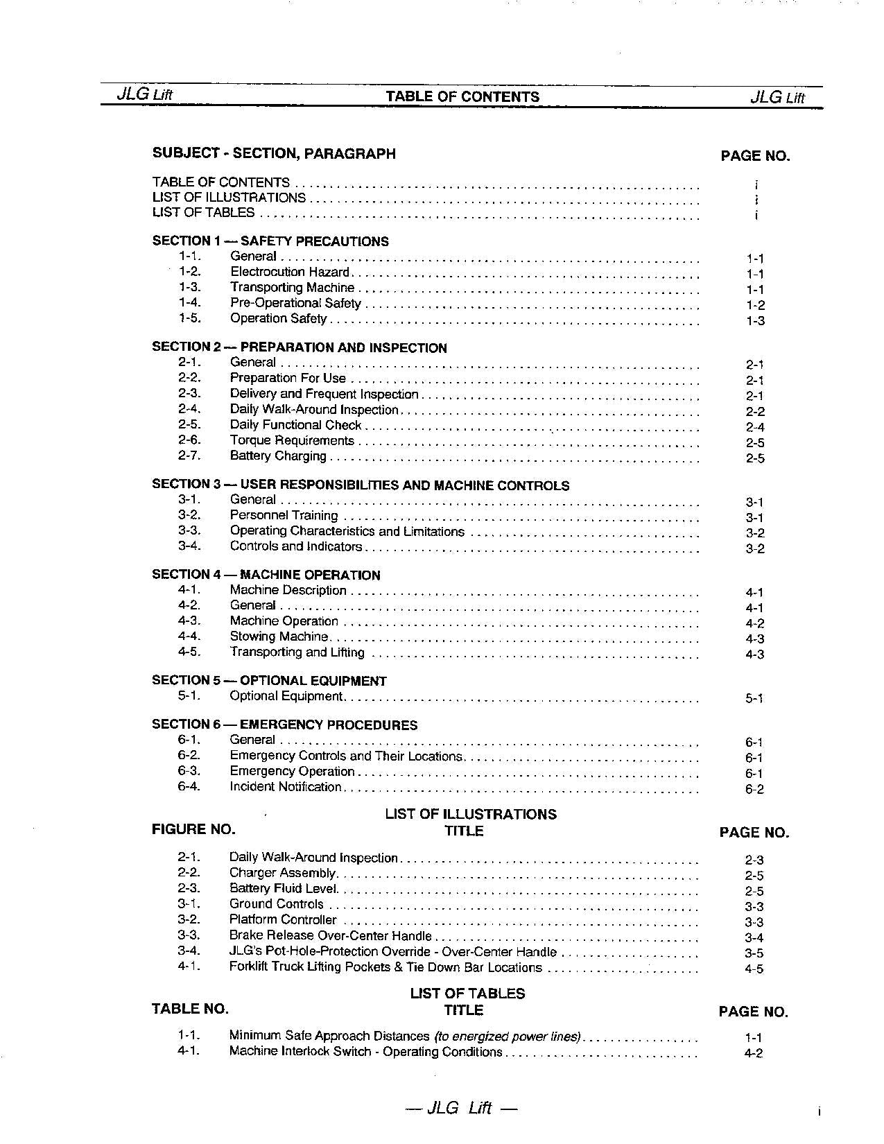 JLG 10VP 15VP 20VP- Operation Vertical Mast Operators Manual EN FR DE IT ES lang