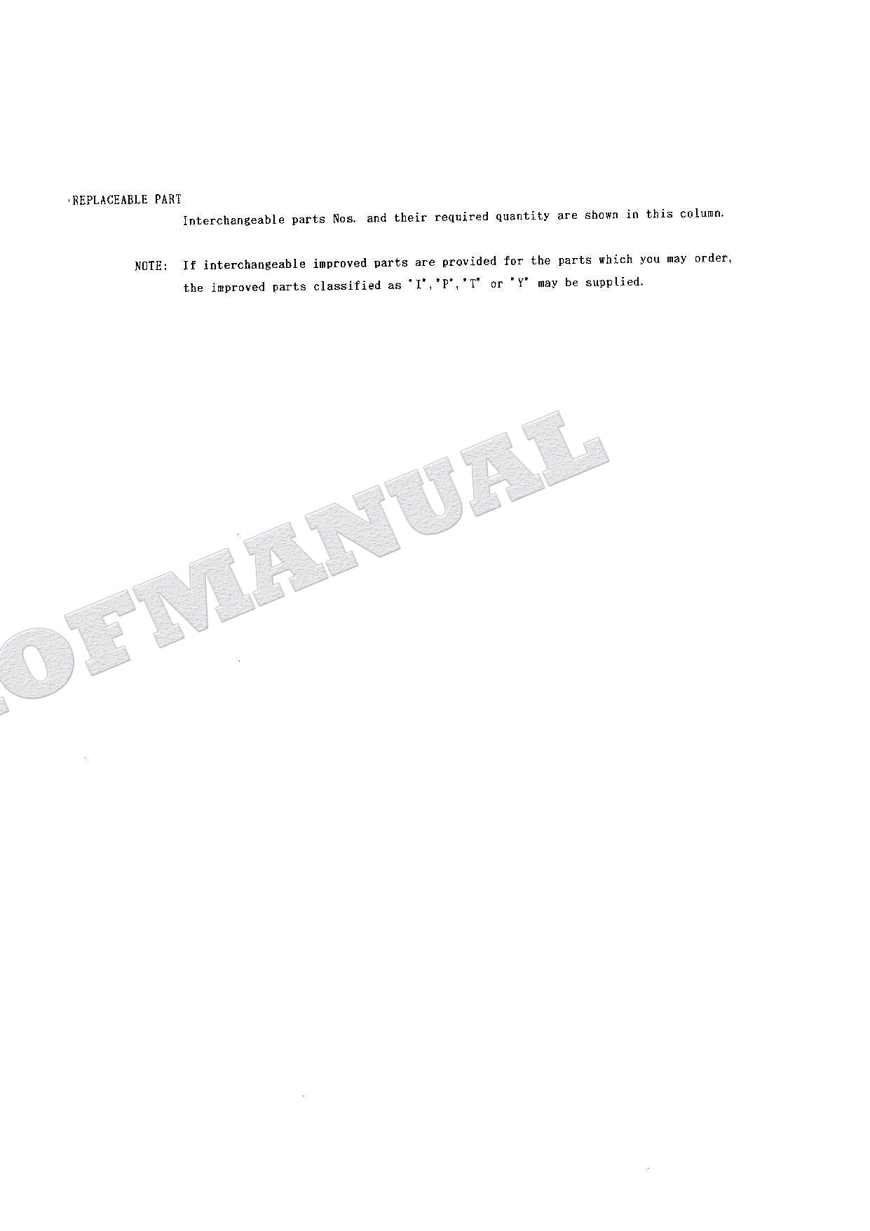 HITACHI EX100-3 Equipment Component Excavator Parts Catalog Manual