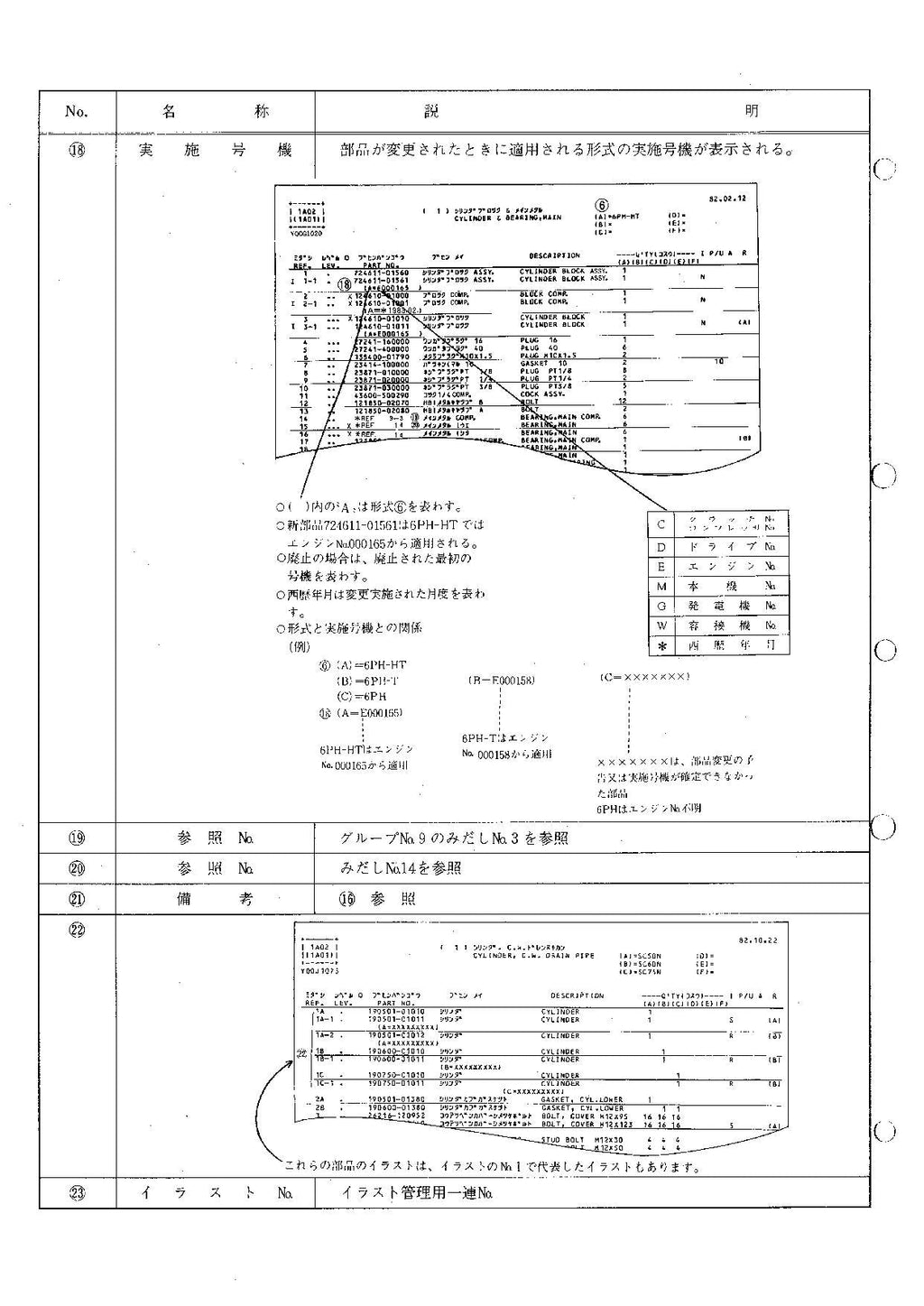 Hitachi 4TNA78TL-RFAVM LX30 Engine Wheel Loader Parts Catalog Manual SN all
