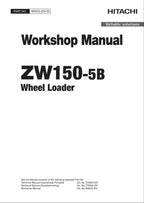 Hitachi ZW150-5B Wheel Loader Workshop Manual