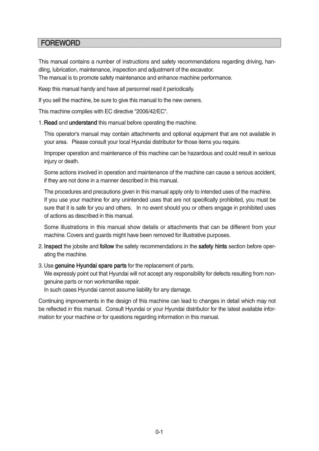 Hyundai HX340HD CRAWLER EXCAVATOR Operators Maintenance Manual