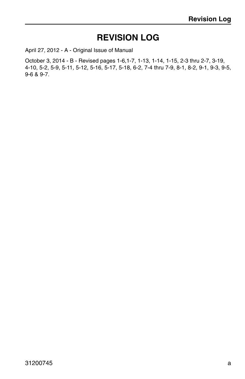 Manual del operador de mantenimiento y operación del manipulador telescópico JLG G10-55A G12-55A 31200745