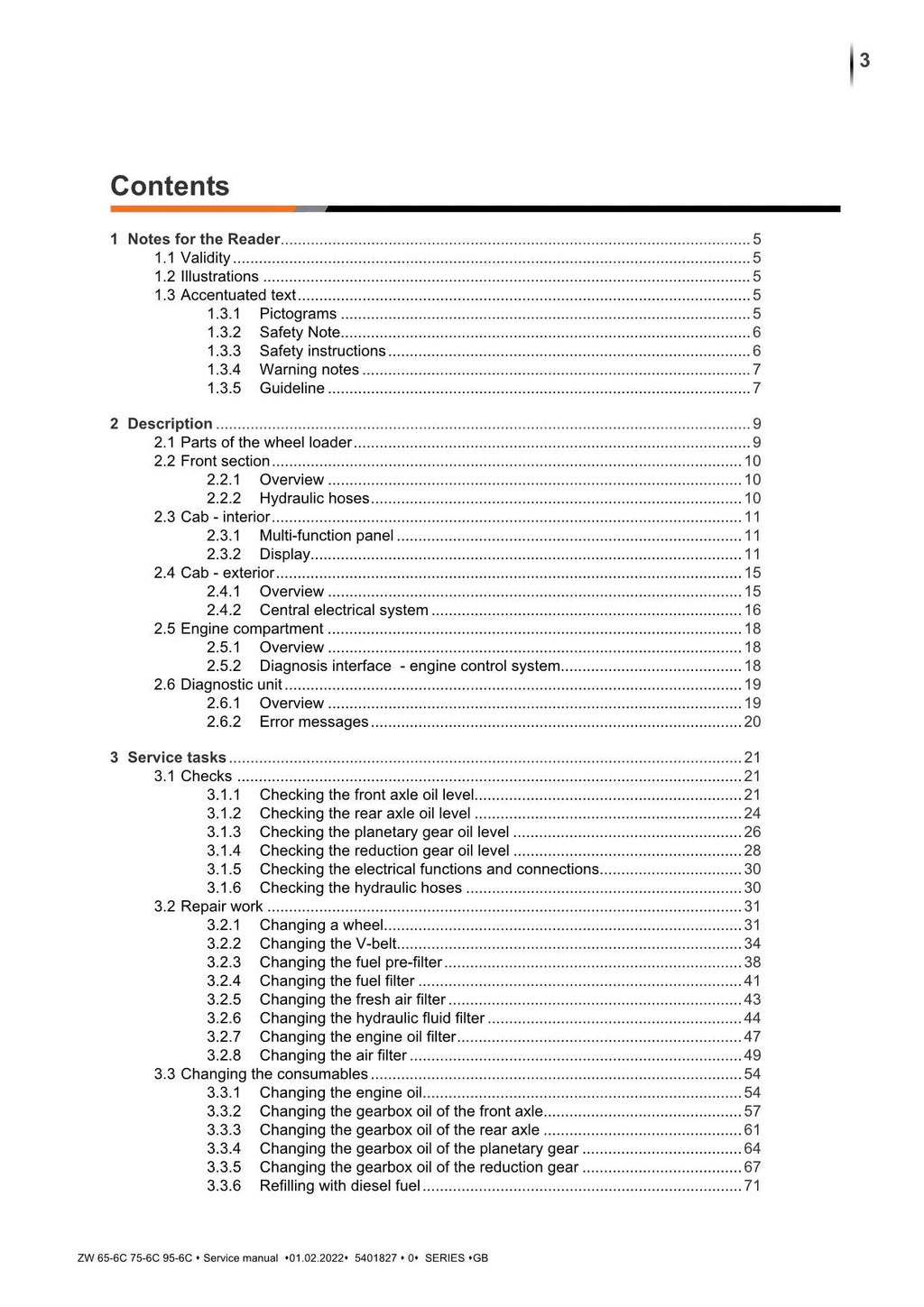 Hitachi ZW65-6C ZW75-6C ZW95-6C Wheel Loader Service Manual +Schematics