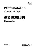 Manual del catálogo de piezas de la excavadora Hitachi EX135UR