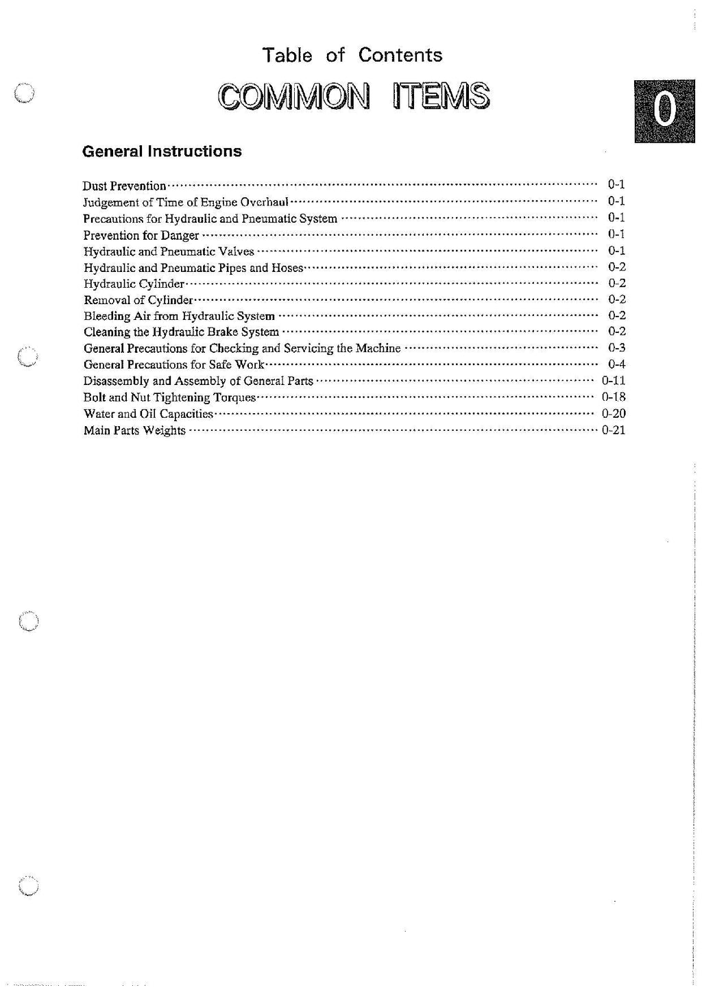Hitachi FL80-2 Wheel Loader Workshop Manual +Schematics