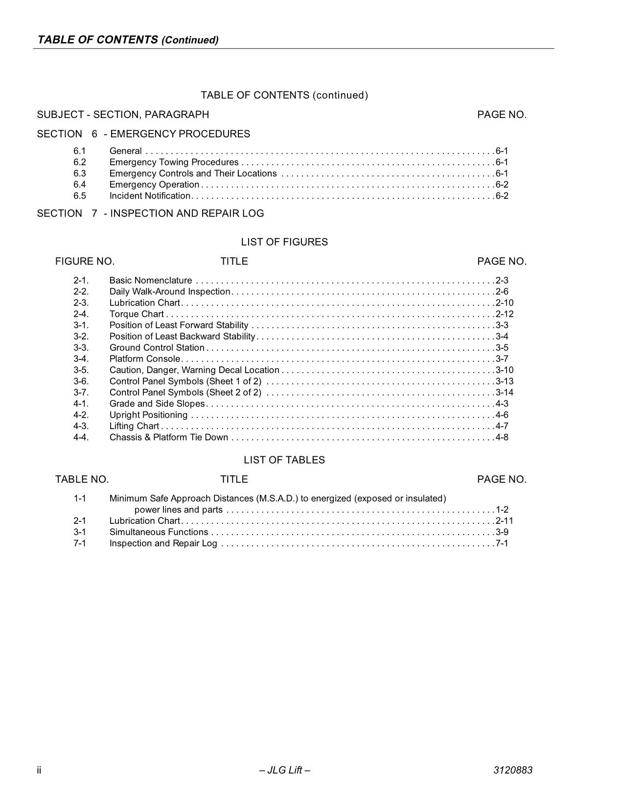 Manual del operador de mantenimiento de plataformas elevadoras JLG E45A E45AJ M45A M45AJ 3120883