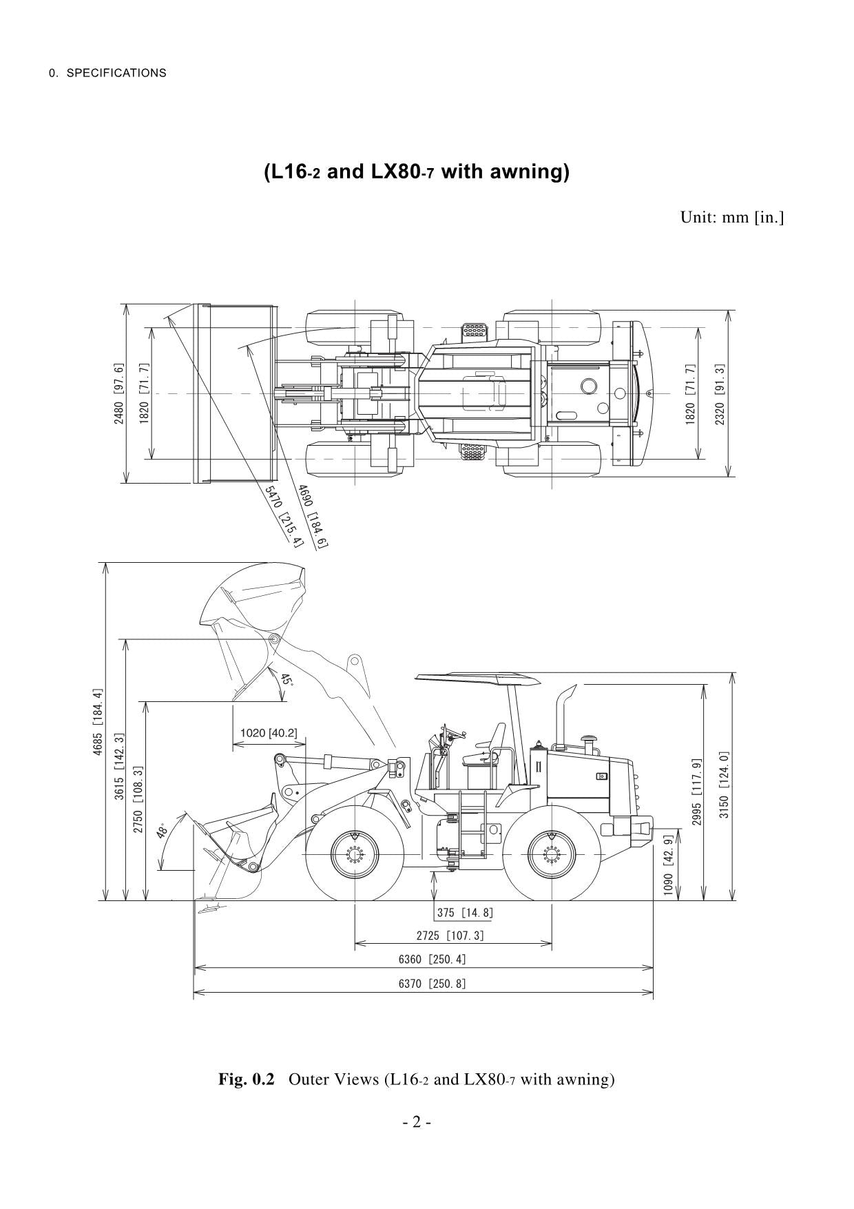Hitachi LX70-7 LX80-7 Wheel Loader Technical Manual +Schematics T077E-00