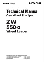 Hitachi ZW550-G Wheel Loader Technical Manual Operational Principle