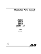 Manual del catálogo de piezas del elevador de pluma JLG 100HX 100HX+10 110HX