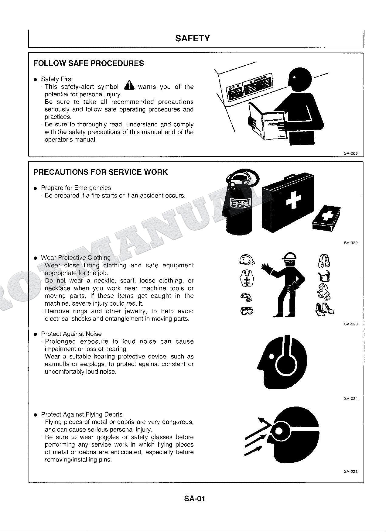 HITACHI EX300-3 Excavator Workshop manual  With information on Engine Repair