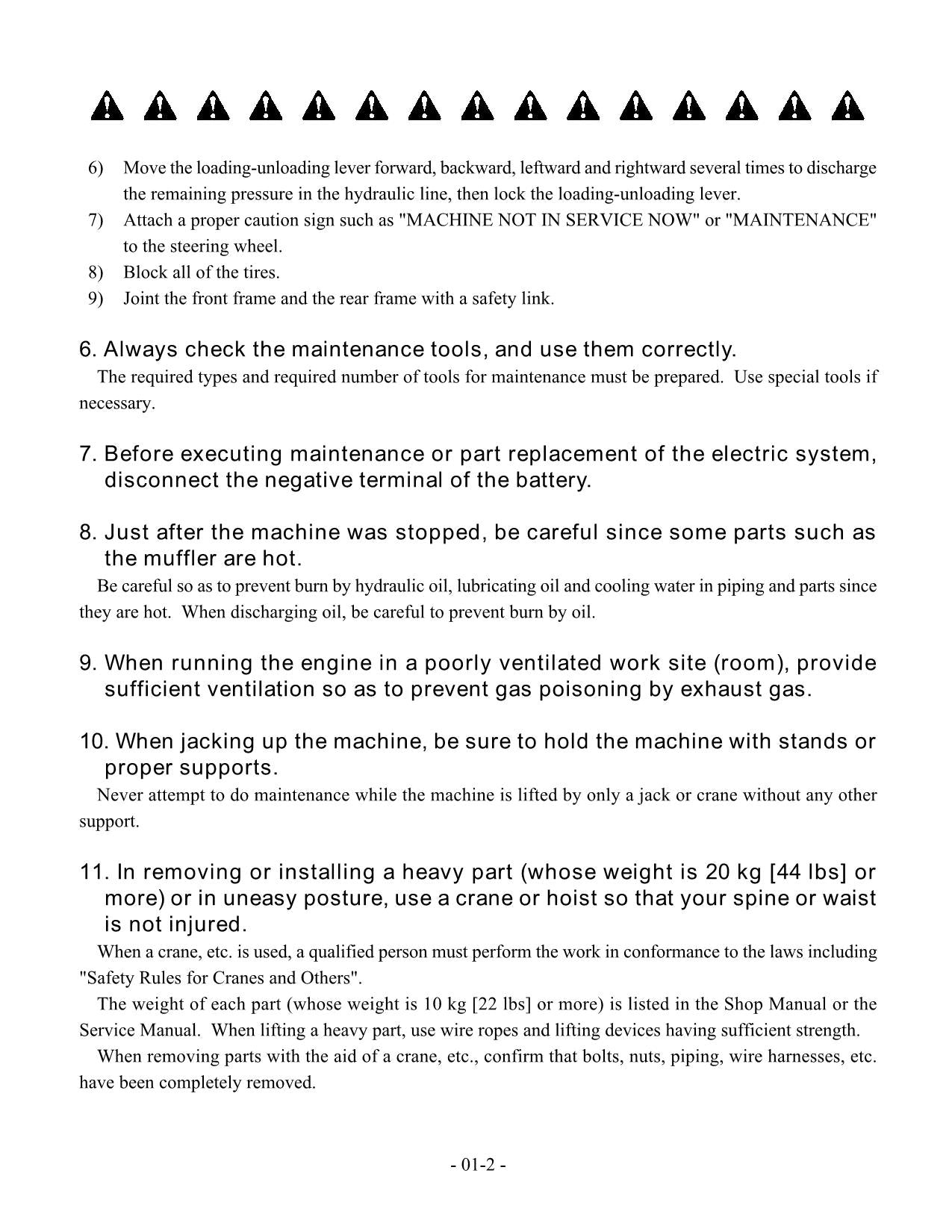 Hitachi LX300-7 LX450-7 Wheel Loader Workshop Manual