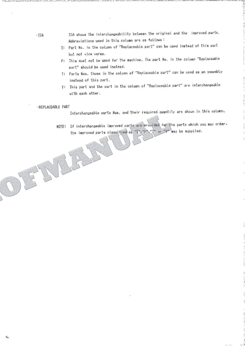HITACHI UH053 Excavator Parts Catalog Manual EP12A-1-4